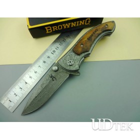 Browning  337 folding knife (copy Damascus) UD50048